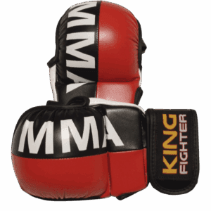 King Fighter MMA rukavice double (červená/černá) velikost: M | JustBest.cz