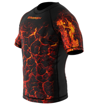 SMMASH Rashguard krátký rukáv (Inferno) velikost: XXL