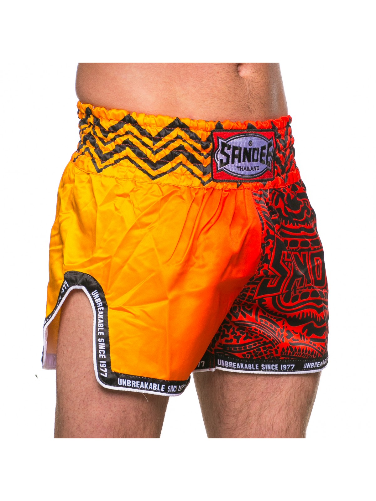 Thai trenky Sandee Warrior (červená/oranžová) velikost: XL
