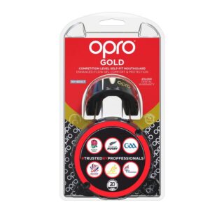 Chrániče zubů OPRO GOLD(černá/zlatá) | JustBest.cz