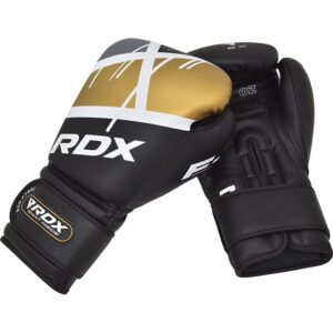 Boxerské rukavice RDX  černá/zlatá váha/velikost: 10 | JustBest.cz