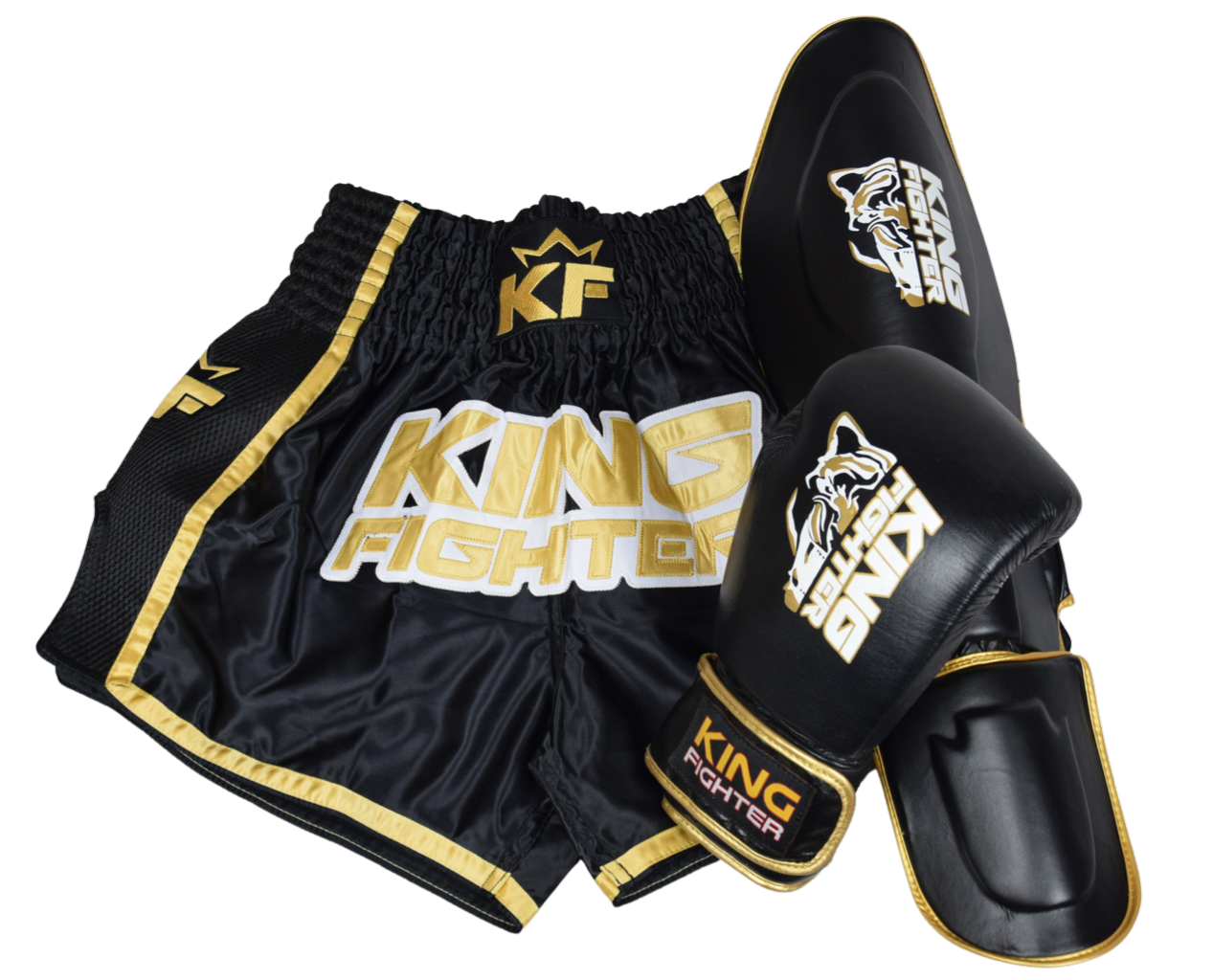 Muay thai trenky King Fighter GOLD velikost: XL | JustBest.cz