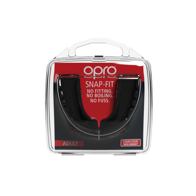 Chrániče zubů OPRO Snap Fit senior (černá)
