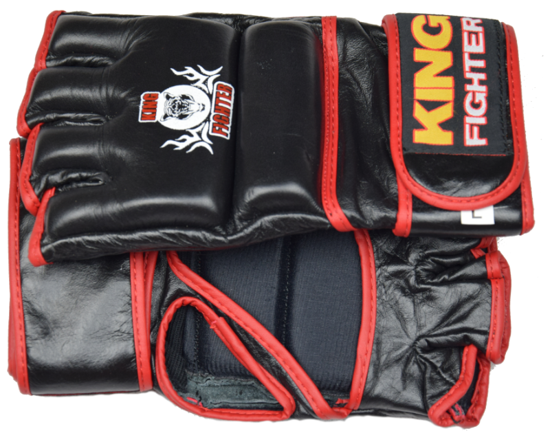 King Fighter MMA rukavice černá/červená velikost: L