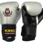 King Fighter Dětské boxerské  rukavice carbon stříbrné váha/velikost: 8 | JustBest.cz