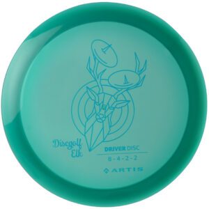Průhledný discgolf drive disc 8 - 4 - -2 - 2.