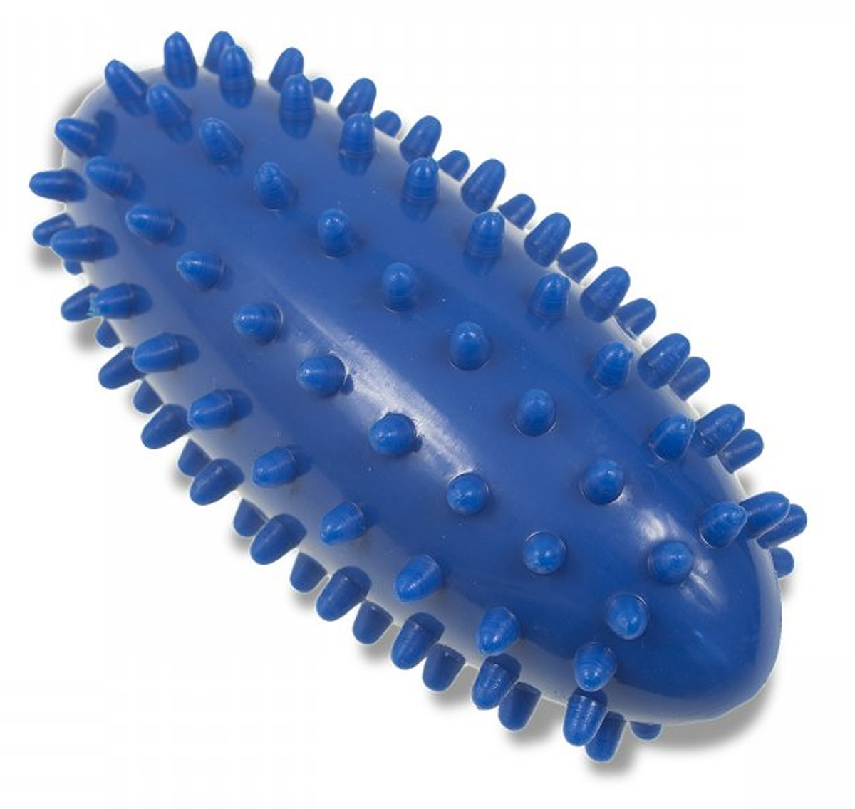 Měkké masážní vajíčko s bodlinkami pro reflexní masáž.