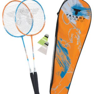 Badmintonová souprava 2 raket a 2 míčků.