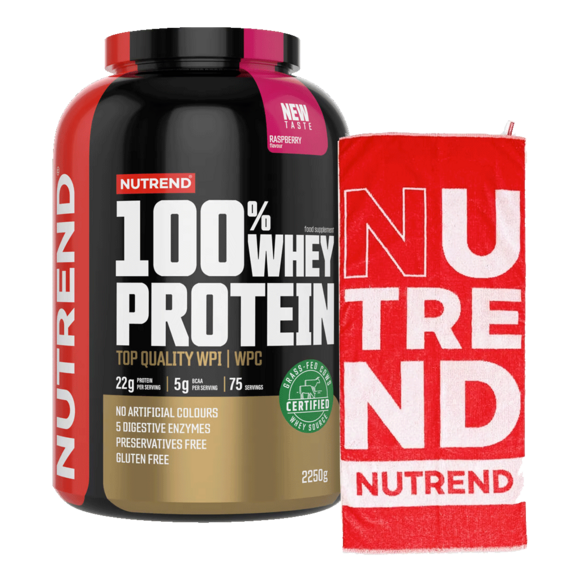 Nutrend 100% Whey Protein + ručník