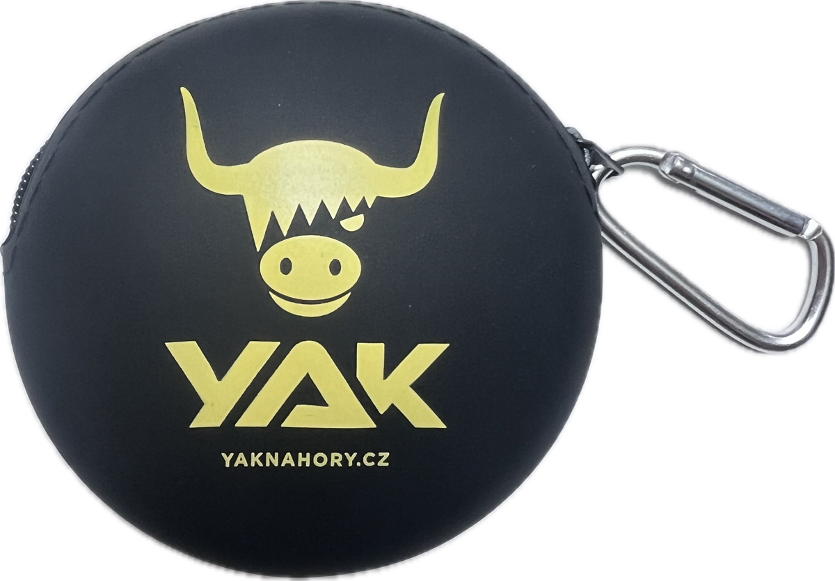 Stylové pouzdro na popruh YAK s karabinou.