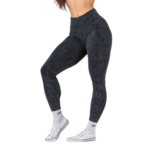 Nebbia Washed legíny s vysokým pasem GYM WARRIOR 776