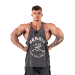 Nebbia Washed muscle back stringer GOLDEN AGE 791