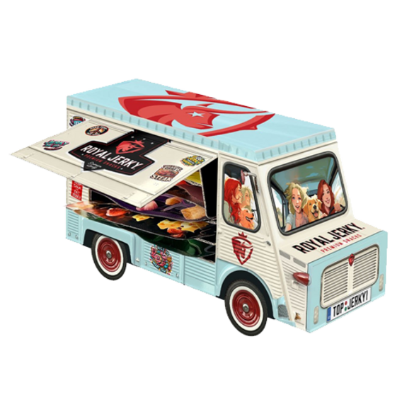 Royal Jerky Bestsellers FOOD TRUCK plný sušeného masa (7x jerky)