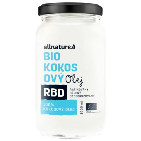 Allnature RBD Kokosový olej BIO bez vůně