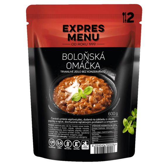 Expres menu Boloňská omáčka