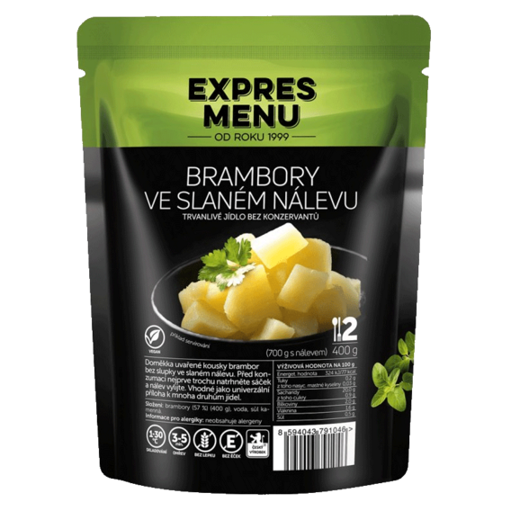 Expres menu Brambory ve slaném nálevu