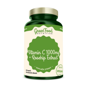 GreenFood Vitamin C 1000 + Extrakt ze šípků