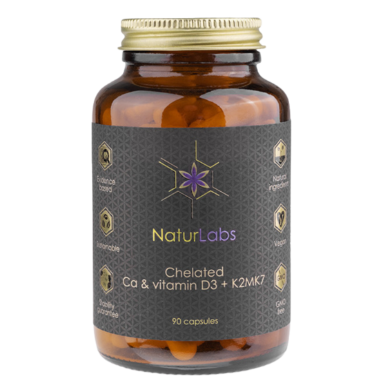 NaturLabs Vápník chelátový + D3 & K2