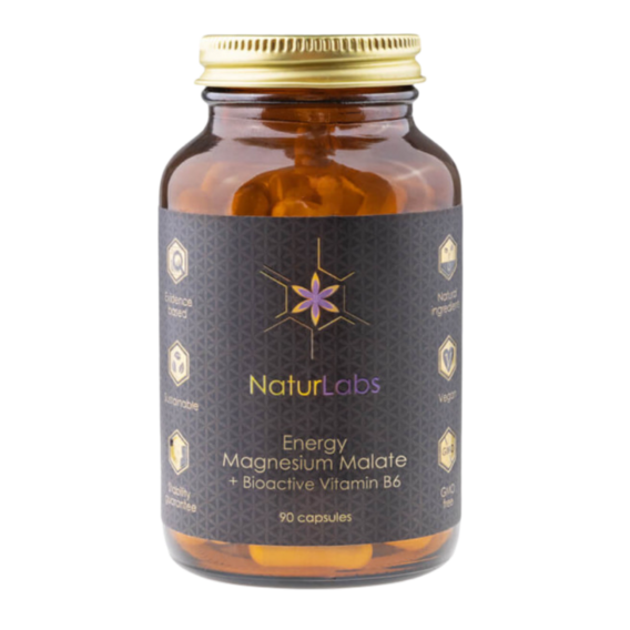 NaturLabs Energy Hořčík malát + bioaktivní vitamin B6