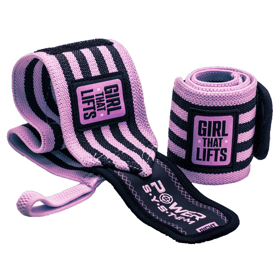 Power System Dámské posilovací bandáže na zápěstí Wrist Wraps GTL 3510