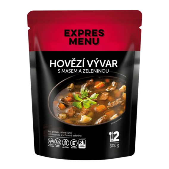 Expres menu Hovězí vývar se zeleninou