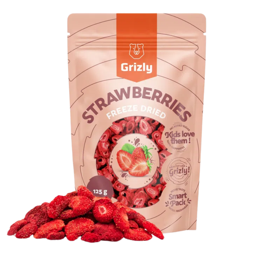 Grizly Jahody lyofilizované XXL