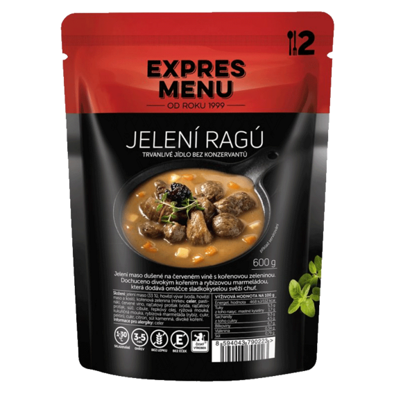 Expres menu Jelení ragú