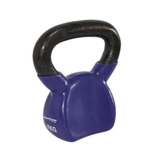 Tunturi Vinyl Kettlebell fialový – 4 kg
