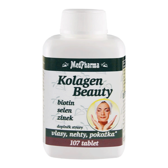 MedPharma Kolagen Beauty biotin, selen, zinek