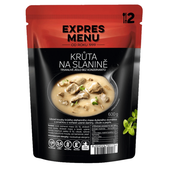 Expres menu Krůta na slanině