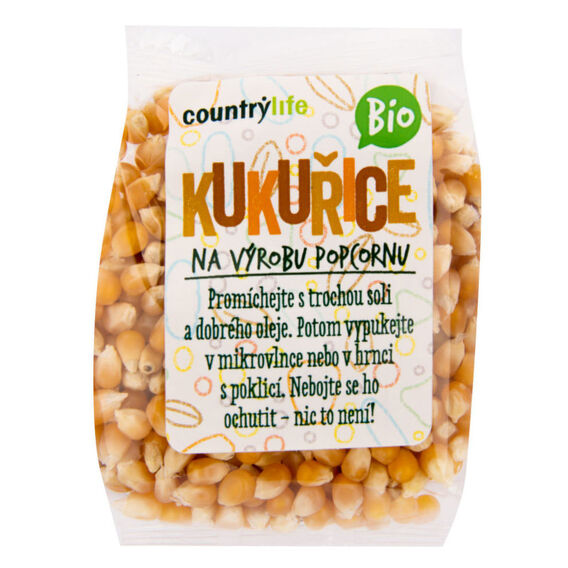 Country Life Kukuřice na výrobu popcornu BIO