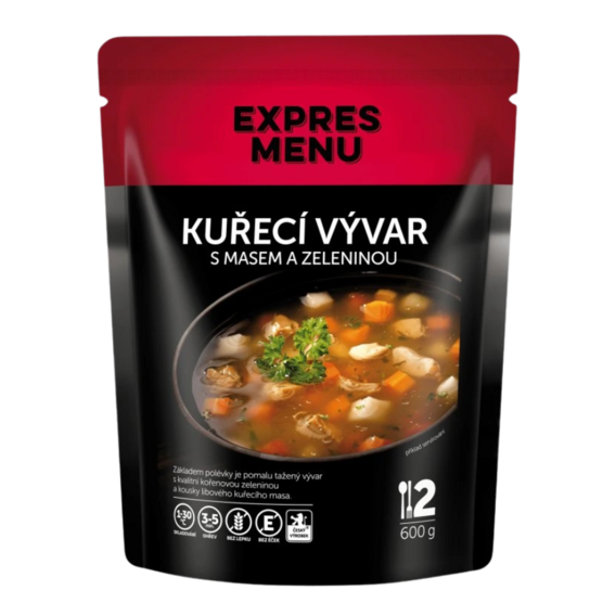 Expres menu Kuřecí vývar se zeleninou