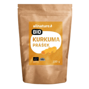Allnature Kurkuma prášek BIO