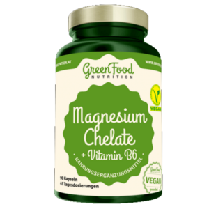 GreenFood Magnesium Chelát + Vitamin B6