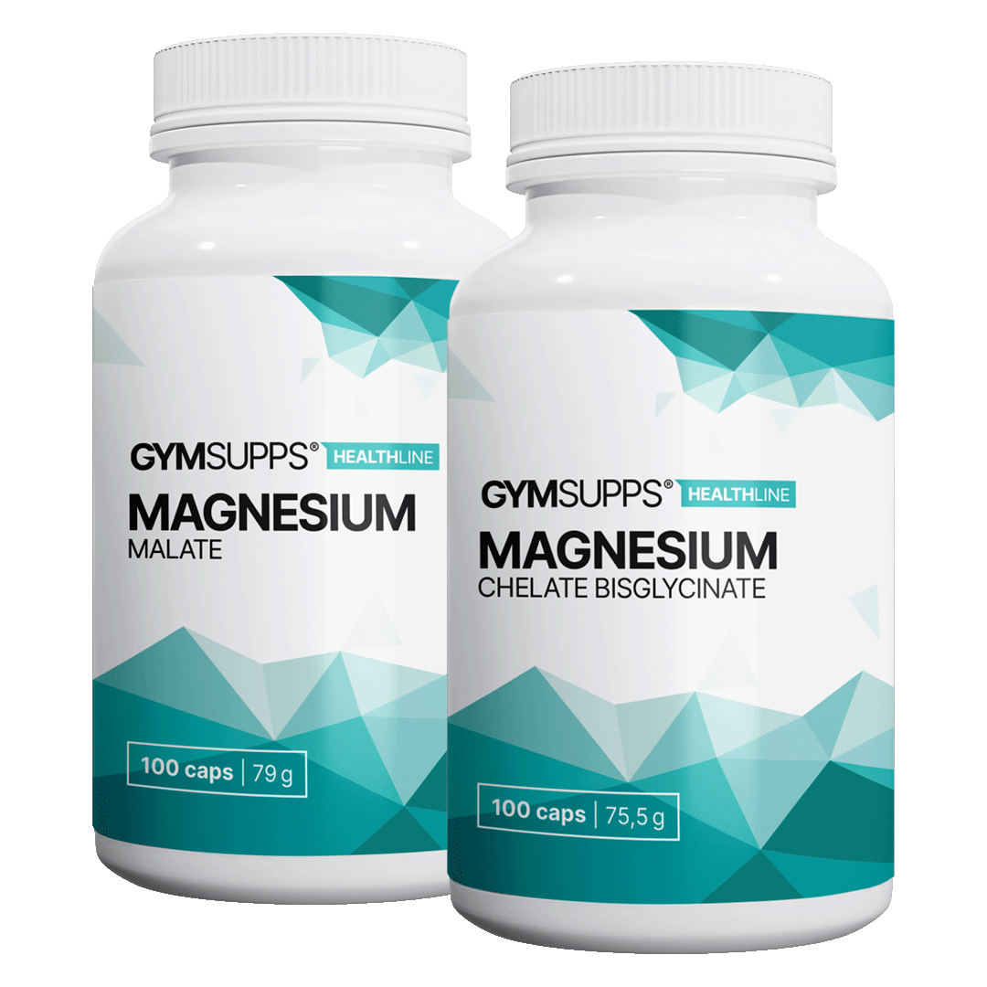 Magnesium Malate 100cps + Magnesium Bisglycinate 100cps