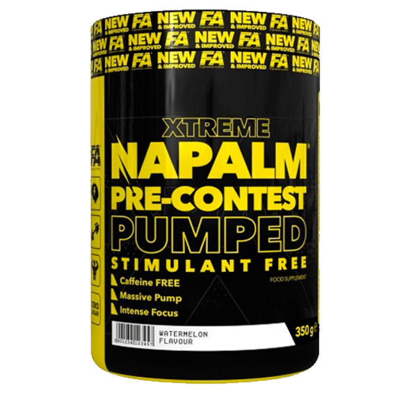 FA Xtreme Napalm Pre-Contest Pumped stimulant free