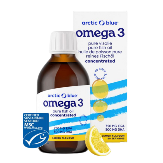 arctic blue® Omega 3 (500mg DHA, 750mg EPA)