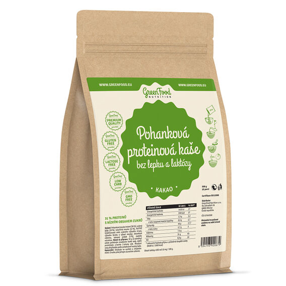 GreenFood Pohanková proteinová kaše bez lepku a laktózy