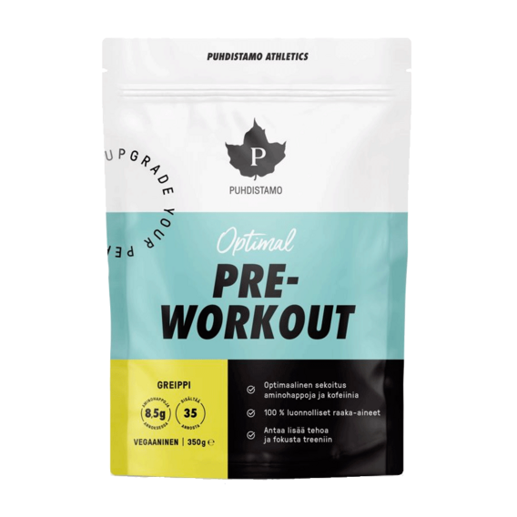 Puhdistamo Pre-Workout + Caffeine