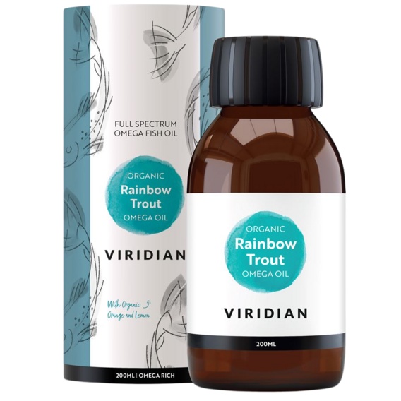 Viridian 100% Organic Scandinavian Rainbow Trout Oil