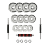 HMS Chromovaný činkový set v kufru STC21 - 21kg