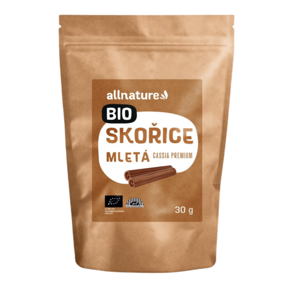 Allnature Skořice mletá Cassia BIO
