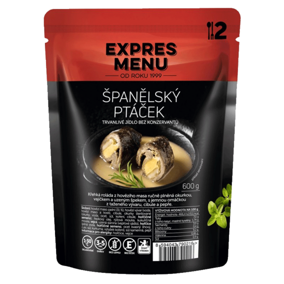 Expres menu Španělský ptáček