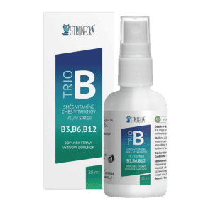 Strunecká Trio B - kombinace vitaminů B6, B9, B12 ve spreji