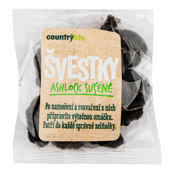 Country Life Švestky sušené bez pecek Ashlock