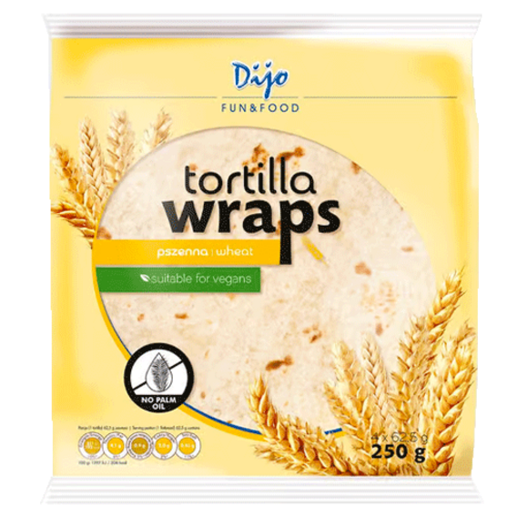 Dijo Tortilla Wraps celozrnná