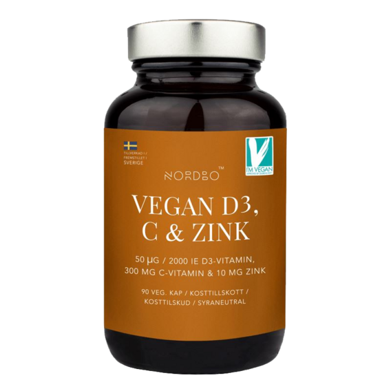 Nordbo Vegan D3, C & Zinek