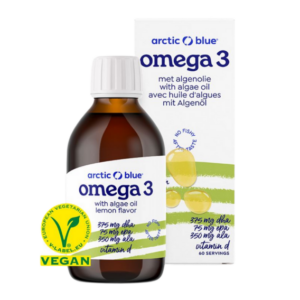 arctic blue® Vegan Omega 3-6-9 Algae (Konopný olej + olej z mořské řasy + vitamín D 400IU)