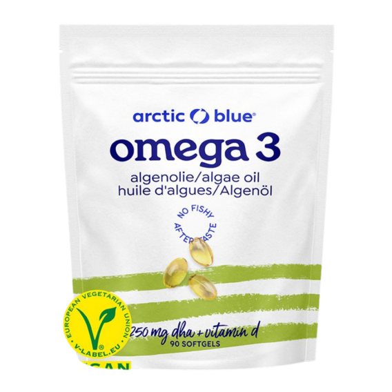 arctic blue® Vegan Omega 3 Algae (250mg DHA & Vitamin D 400IU)