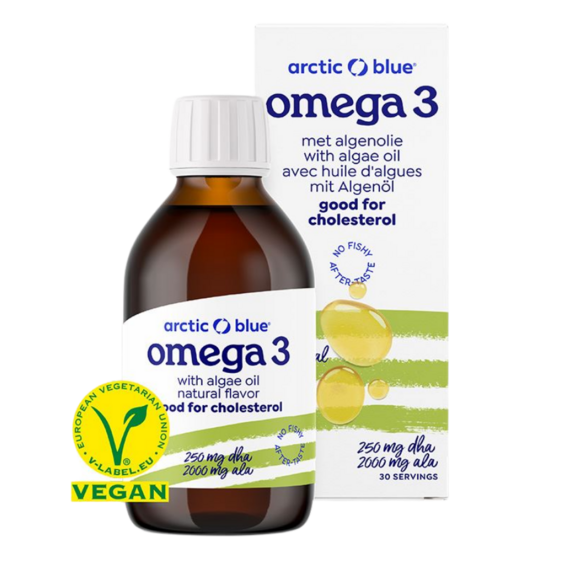 arctic blue® Vegan Omega 3 Algae (Lněný olej + olej z mořské řasy)